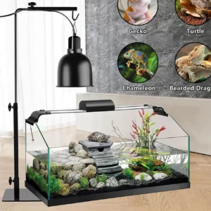 Support de lampe pour Reptile en métal réglable