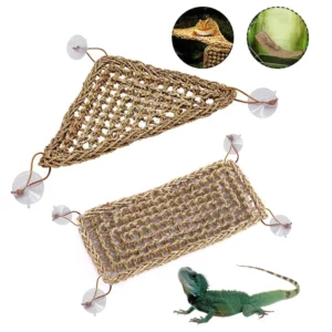 Hamac en fibres naturelles pour reptiles comme le gecko et hamster