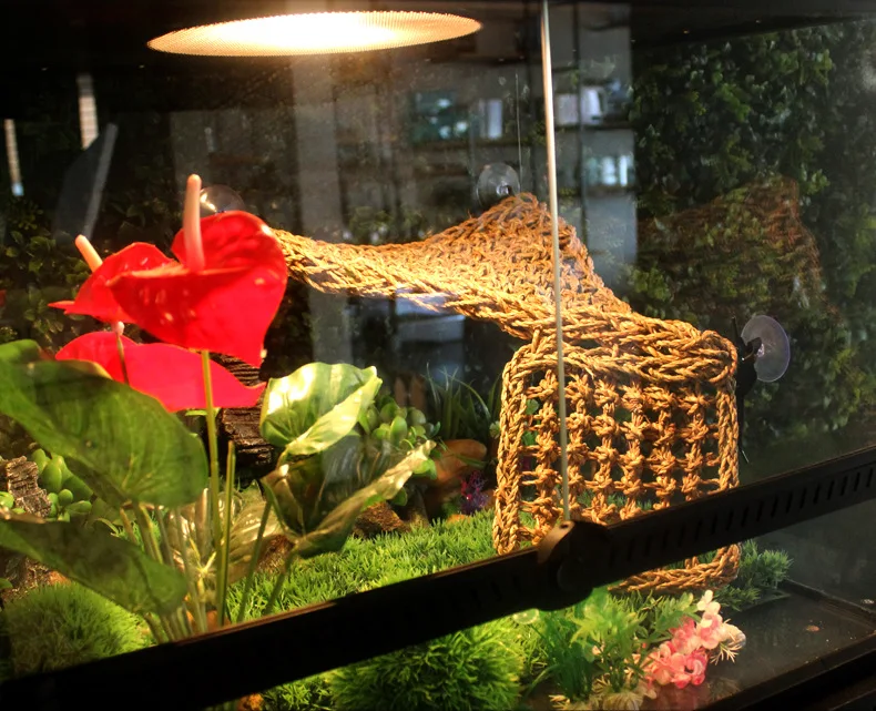 Hamac en fibres naturelles pour reptiles comme le gecko et hamster – Image 20