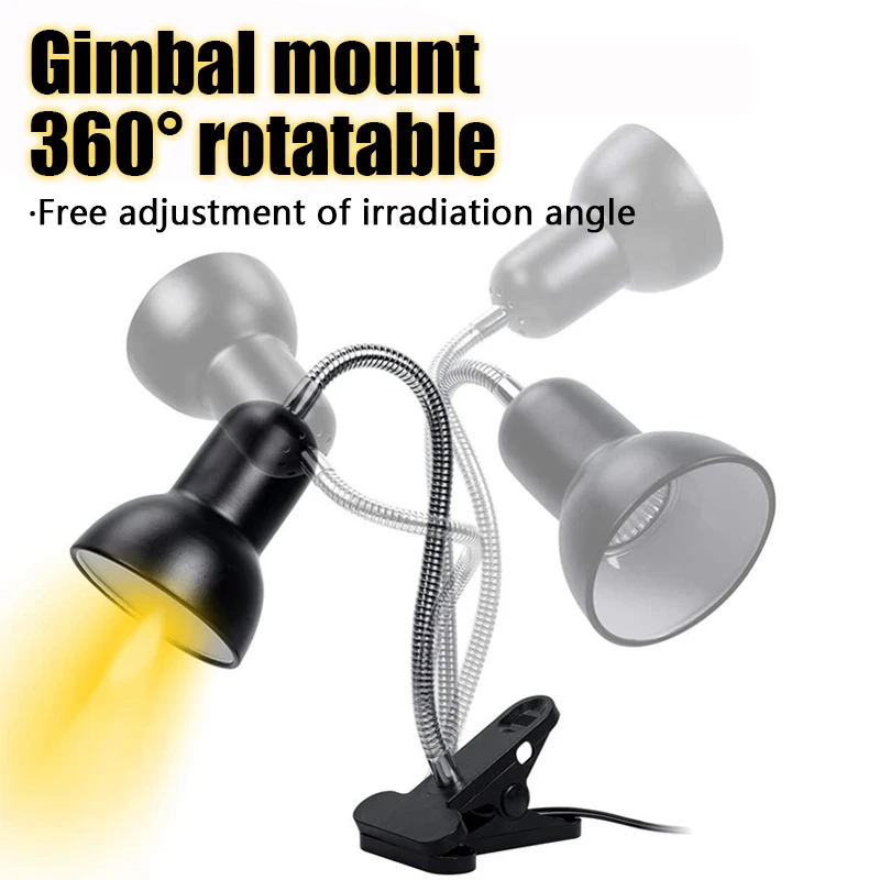 Support de lampe d'éclairage ou chauffante pour reptiles – Image 3