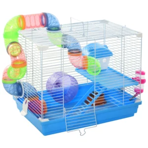 Cage à Hamster 46X30X37Cm avec accessoires pas cher