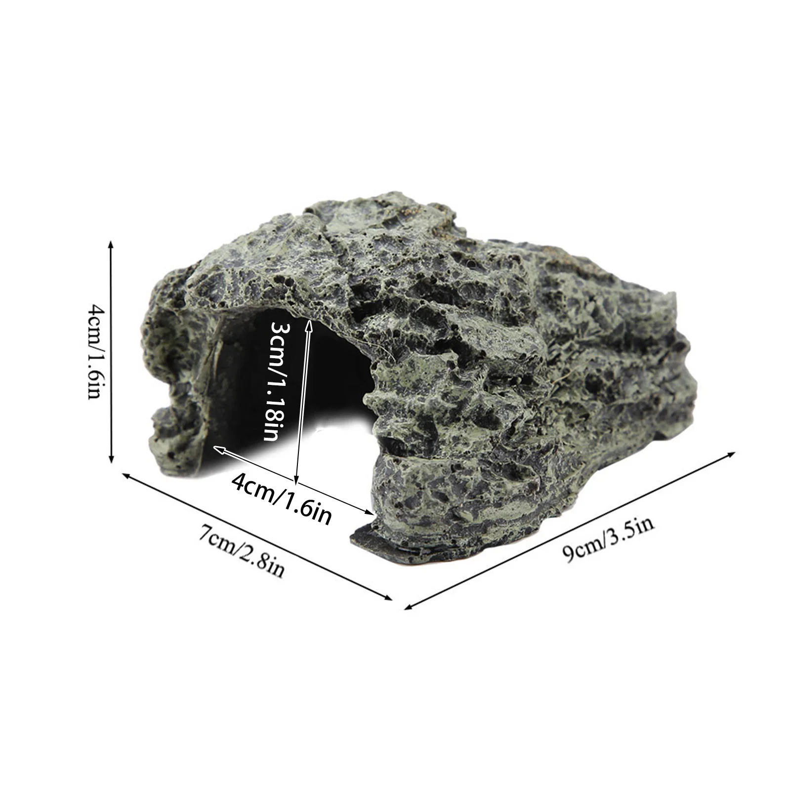 Faux rocher en résine pour reptiles (gecko...), tortues