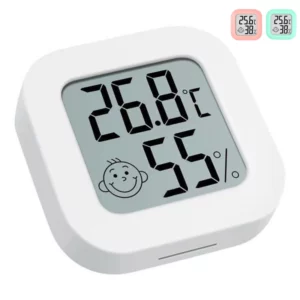 Thermomètre et hygromètre numérique LCD pour intérieur, capteur électronique de température et d'humidité,