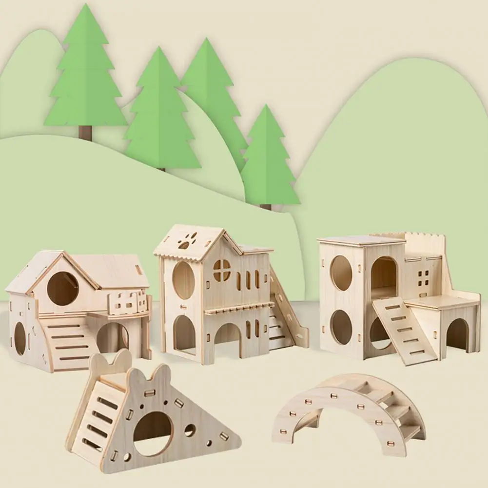 Jouets pour hamster ou souris en bois – Image 18