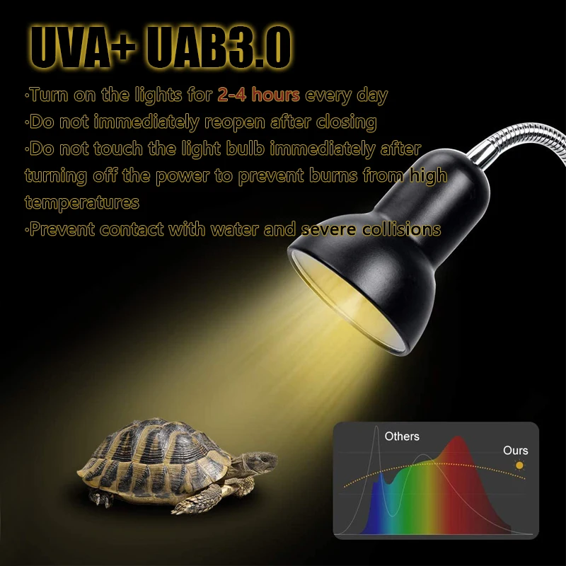 Support de lampe d'éclairage ou chauffante pour reptiles – Image 2