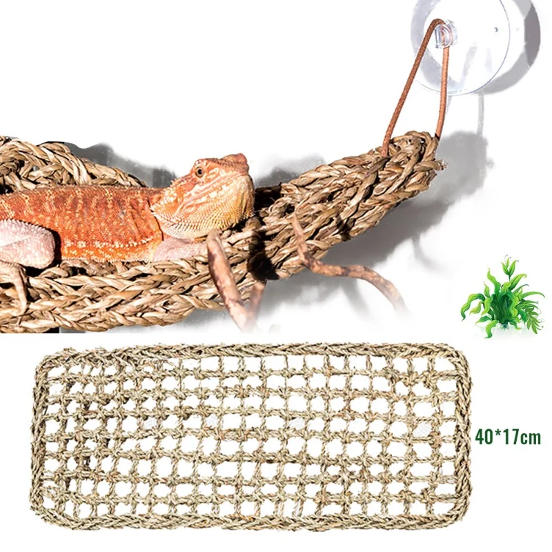 Hamac en fibres naturelles pour reptiles comme le gecko et hamster – Image 4