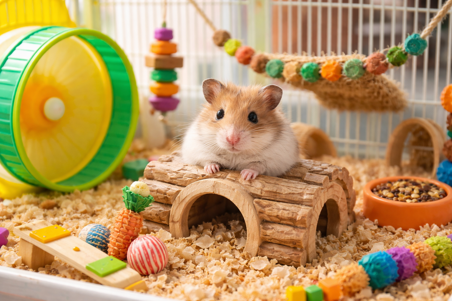 lapin mangeant des granulés dans une gamelle