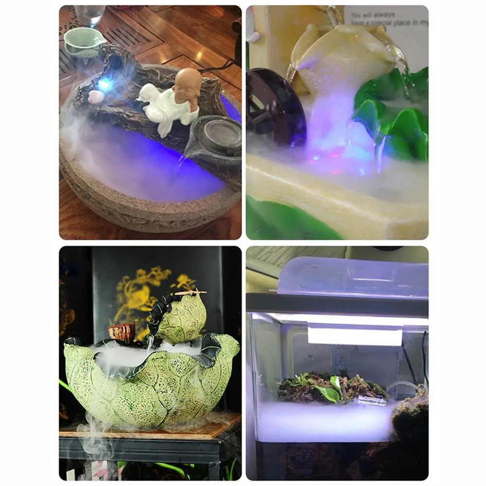 Brumisateur pour vivarium tropical avec 4 LED colorées – Image 3