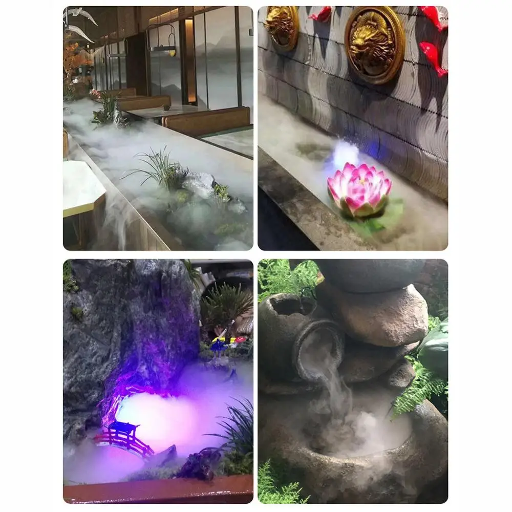 Brumisateur pour vivarium tropical avec 4 LED colorées – Image 4