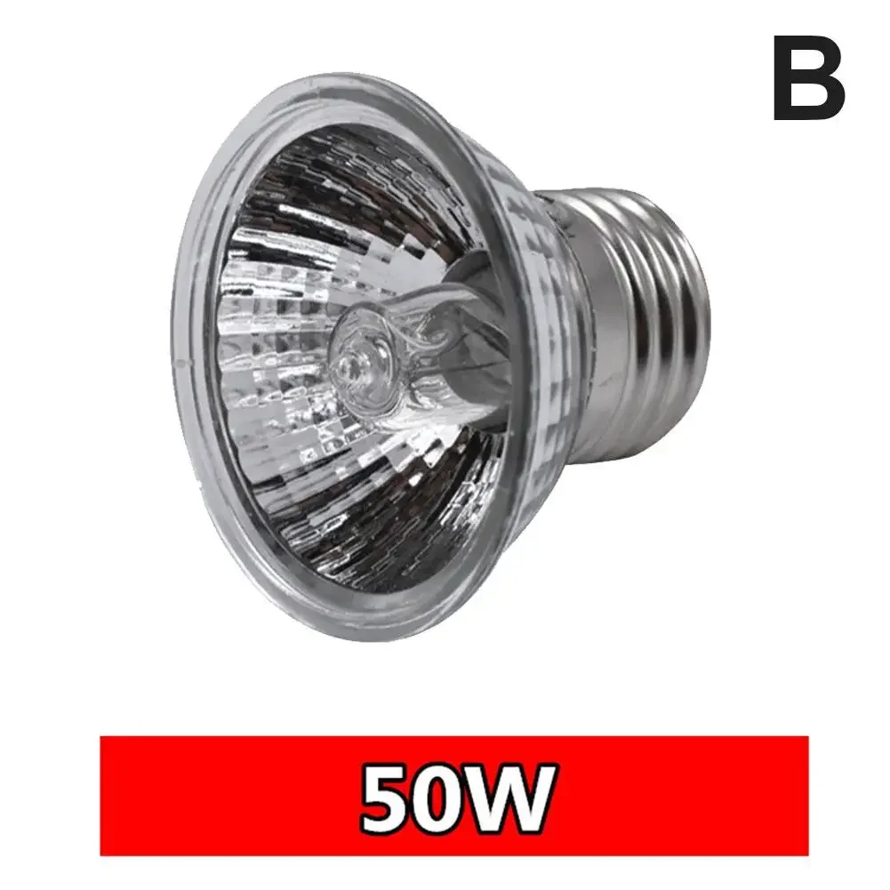 Ampoule chauffante pour reptiles UVA UVB, 25/50/75W – Image 4