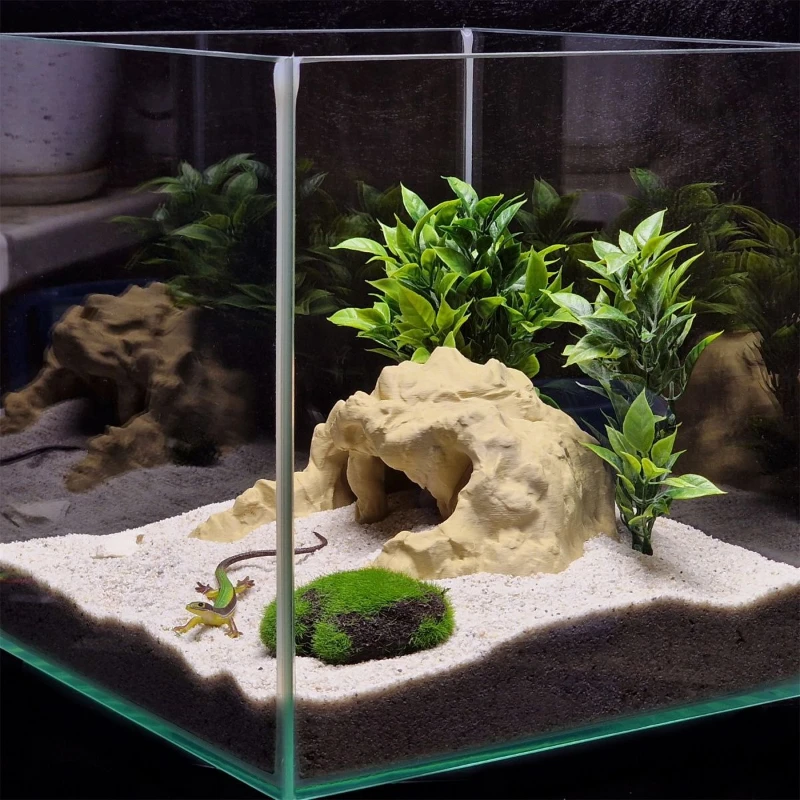 Grotte cachette artificielle terrarium reptiles ou batraciens – Image 5