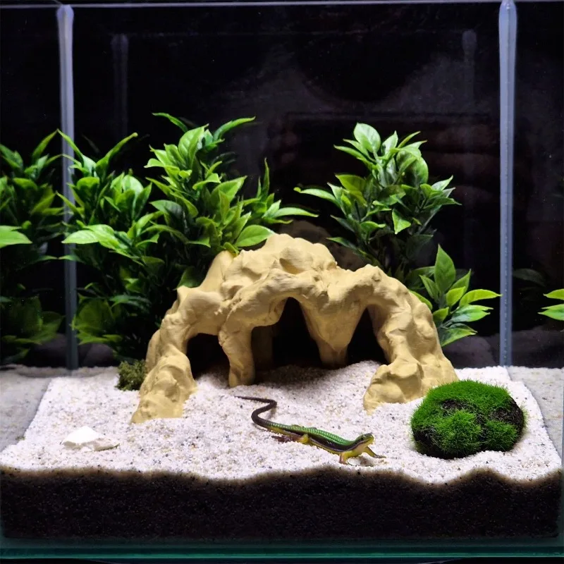 Grotte cachette artificielle terrarium reptiles ou batraciens – Image 4